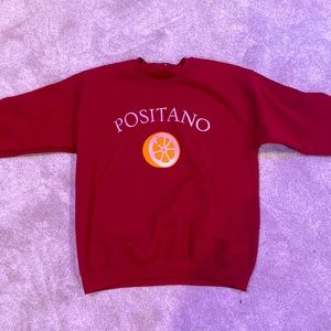 “Positano”- Graphic 90s antique sweater